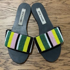 Starve Madden beaded flip flops!!